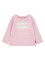 Kaftaniki dla niemowląt - Levi's Kids Koszulka w kolorze jasnoróżowym - miniaturka - grafika 1
