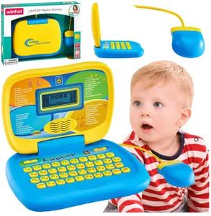 Komputerek laptop dla dzieci edukacyjny 40zabaw - Zabawki interaktywne dla dzieci - miniaturka - grafika 1