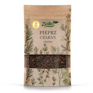 Ziółko Pieprz Czarny ziarno bezglutenowy 50 g - Pieprz - miniaturka - grafika 1