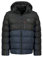 Kurtki męskie - Geographical Norway Kurtka pikowana "Badamo" w kolorze granatowo-czarnym - miniaturka - grafika 1