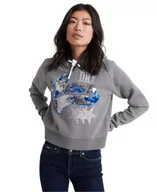 Bluzy damskie - Bluza damska Superdry Boutque Star Hood z kapturem-L - miniaturka - grafika 1