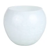 Donice - Osłonka szklana fiona kula biała CERMAX - miniaturka - grafika 1