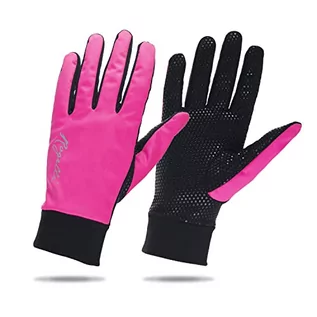 Rękawiczki - Rogelli damskie Laval rękawiczki zimowe, różowe, S - grafika 1