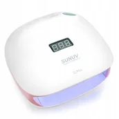 Lampy UV do paznokci - Lampa UV/LED SUN UV Sun 4S biała z różowym 48 W - miniaturka - grafika 1