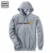 Bluzy męskie - Bluza Carhartt Signature Logo Midweight Grey L - miniaturka - grafika 1