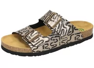 Kapcie damskie - Dr. Brinkmann Damskie kapcie płaskie 700472-82, złoto, 37 eu - miniaturka - grafika 1