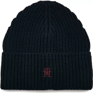 Czapki damskie - Tommy Hilfiger Czapka MONOGRAM | z dodatkiem wełny - grafika 1