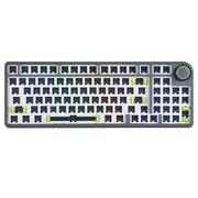 Klawiatury - DUKHARO VN96 RGB Mechanical Gaming Keyboard, 96 Keys 96% DIY Kit Gasket Mount with Knob Control - szary - miniaturka - grafika 1
