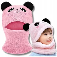 Czapki dla dzieci - Czapka Dziecięca wiosna jesień Zima + komin Komplet dla dziecka Miś 1,5-8L - miniaturka - grafika 1