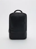 Plecaki - Reserved - Pojemny plecak z uchywtem - czarny - miniaturka - grafika 1