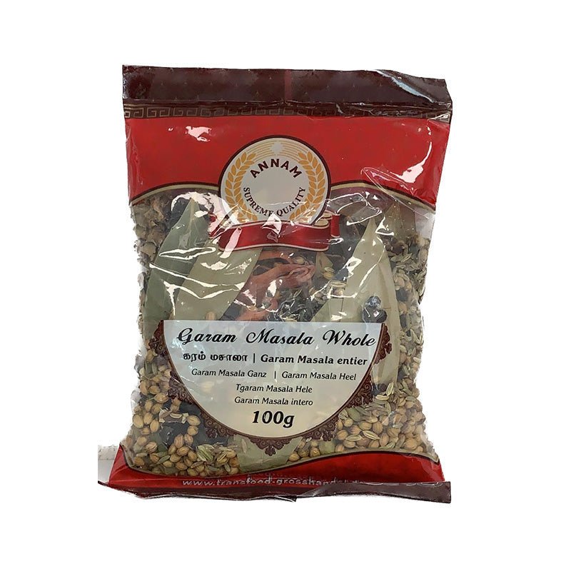 Przyprawa Annam Garam Masala Whole 300g - mieszanka całych przypraw świeże