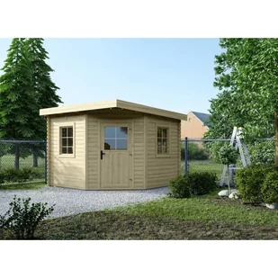 Domek ogrodowy ALTANKA 8 m2 - 3x3 m - 28 mm, drewniany, DOM665, 1szt. - Altany ogrodowe Domek ogrodowy ALTANKA 8 m2 - 3x3 m - 28 mm, drewniany, DOM665, 1szt. - Altany ogrodowe - miniaturka - grafika 1