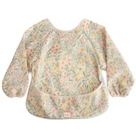 Śliniaki i fartuszki - Wodoodporny śliniak z długim rękawkiem Pastel Blooms, Mushie - miniaturka - grafika 1