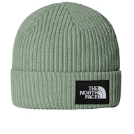 Czapki dla dzieci - Czapka dziecięca The North Face Beanie Salty 0A8CGSBQ11 - zielona - miniaturka - grafika 1
