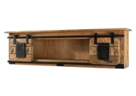 Półki do salonu - Półka Railway #165 Drewniana Mango Loft Woskowana 130X25X35 Cm (1) B 6012 - miniaturka - grafika 1
