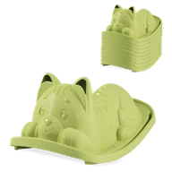 Zabawki i gry sportowe - SMOBY Life bujak kotek zielony 830108 - miniaturka - grafika 1