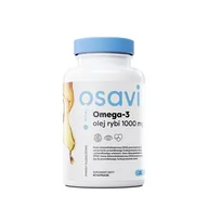 Witaminy i minerały - Osavi Omega 3 Olej Rybi 1000 mg 60 kapsułek o smaku cytrynowym - miniaturka - grafika 1