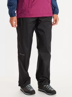 Spodnie sportowe damskie - Damskie spodnie trekkingowe MARMOT PreCip Eco Full Zip Pant - czarne - grafika 1