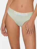 Stroje kąpielowe - Calvin Klein Swimwear Dół od bikini LV00Q61221 Zielony - miniaturka - grafika 1