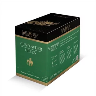 RICHMONT Zielona herbata Richmont Gunpowder Green 50x4g 3879-uniw - Herbata - miniaturka - grafika 2