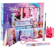 Piórniki - Zestaw szkolny FROZEN piórnik temperówka gumka do szkoły dla dziewczynki - miniaturka - grafika 1