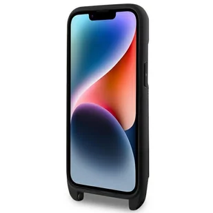 Karl Lagerfeld KLHCP14MCSAKCPMK iPhone 14 Plus 6.7" hardcase czarny/black Crossbody Saffiano Karl & Choupette - Etui i futerały do telefonów - miniaturka - grafika 5