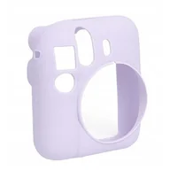 Paski, szelki, uprzęże foto - Futerał Etui Pokrowiec Case Do Fujifilm Fuji Instax Mini 12 / Silikonowy / Fioletowy - miniaturka - grafika 1