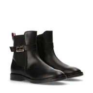 Botki damskie - Botki Tommy Hilfiger Chelsea Boot Black W T4A5-33048-0036999-999 - miniaturka - grafika 1