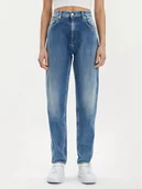 Spodnie damskie - Replay Jeansy WB471.000.581 Niebieski Balloon Fit - miniaturka - grafika 1