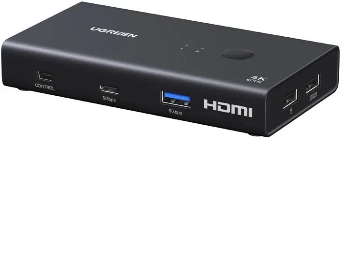 HUB USB Ugreen Przełącznik UGREEN Hub AK502 2xUSB-A, USB-C, HDMI UGR5910