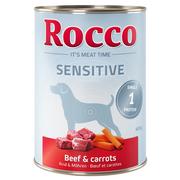 Mokra karma dla psów - 6x400g Rocco Sensitive, Jagnięcina z ryżem, karma mokra dla psa| Dostawa i zwrot GRATIS od 99 zł - miniaturka - grafika 1