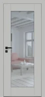 Drzwi wewnętrzne - Dre Drzwi Wewnętrzne Z Szybą Estra 10 Okleina Jasna Szara Mat - miniaturka - grafika 1