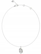Naszyjniki - Guess M'Ama Non M'Ama srebrny naszyjnik z kryształkami JUBN04658JW - miniaturka - grafika 1