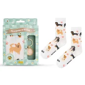 Skarpetki damskie - Zestaw skarpetki + brelok Psia Mama-35–40 - miniaturka - grafika 1