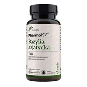 Suplementy naturalne - Pharmovit Bazylia Azjatycka Tulsi 90 kapsułek (5904703900771) - miniaturka - grafika 1