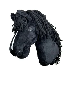 Hobby Horse A4. Czarny z białym paskiem. - Maskotki i pluszaki - miniaturka - grafika 1