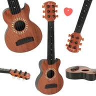 Instrumenty muzyczne dla dzieci - Gitara klasyczna dla dzieci drewniana 6 strun 18 cali 46,5cm - zabawka - miniaturka - grafika 1