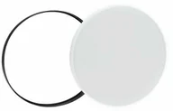 Lampy sufitowe - PLAFON NYMPHEA BLACK & WHITE RINGS 18W Barwa Ciepła 230V FI250x52 SLI031034WW_PW_CZUJNIK - miniaturka - grafika 1