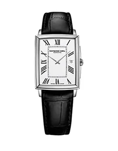 Raymond Weil WEIL Toccata zegarek męski – 5425 – STC-00300 – prostokąt – kwarcowy, biały, czarny, Pasek - Paski - miniaturka - grafika 1