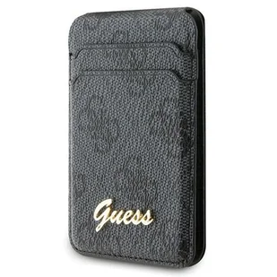 Guess Wallet Card Slot Stand GUWMSHG4SHK czarny/black MagSafe 4G Classic Logo - Plecaki - miniaturka - grafika 1