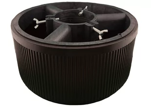 STOJAK CHOINKOWY DUŻY CHOINKA POD CHOINKĘ BRĄZ - Stojaki choinkowe - miniaturka - grafika 1