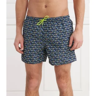 EA7 Szorty kąpielowe | Regular Fit - Kąpielówki męskie - miniaturka - grafika 1