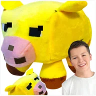 Maskotki i pluszaki - MINECRAFT DUŻA MASKOTKA ŻÓŁTA ŚWINIA PRZYTULANKA PLUSZOWA PLUSZAK Z GRY XXL - miniaturka - grafika 1