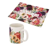 Szklanki - Altom Design New Bone China z puzzlami 350ml - miniaturka - grafika 1