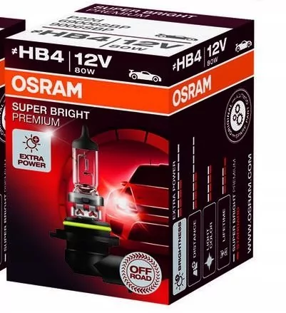 OSRAM HB4 12V 80W P22D SUPER BRIGHT PREMIUM