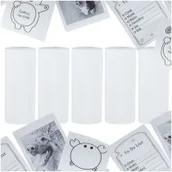 Papier do drukarek - Rolki papier wkład termiczny do mini drukarki 5,7cmx4,5m 5 sztuk - miniaturka - grafika 1