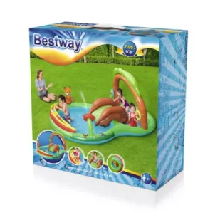 Bestway 53093 BASEN DMUCHANY/ PLAC ZABAW ZE ZJEŻDŻALNIĄ LEŚNA POLANA 295cm x 199cm x 130cm - Baseny ogrodowe - miniaturka - grafika 3