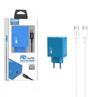 Powerbanki - Somostel ŁADOWARKA SIECIOWA 20W + KABEL TYP-C DO TYP-C NIEBIESKA SOMOSTEL POWER DELIVERY SMS-A78 NIEBIESKA 2_422732 - miniaturka - grafika 1