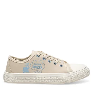 Trampki Moomin CA-SS24-166MMN Beżowy - Buty dla dziewczynek - miniaturka - grafika 1