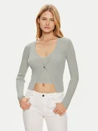 Swetry damskie - Guess Sweter W4YR37 Z3G32 Zielony Regular Fit - miniaturka - grafika 1